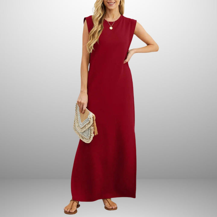 Emira™ | Ärmelloses Maxikleid