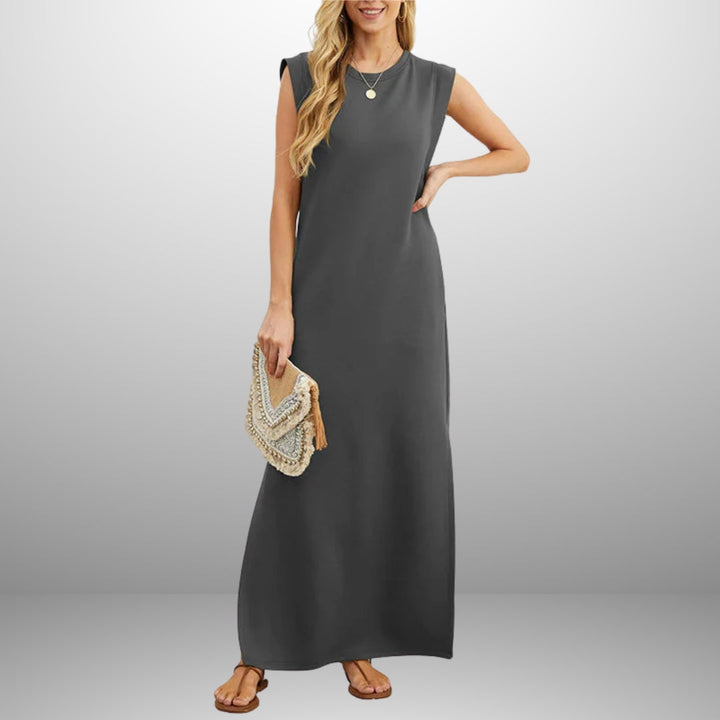 Emira™ | Ärmelloses Maxikleid
