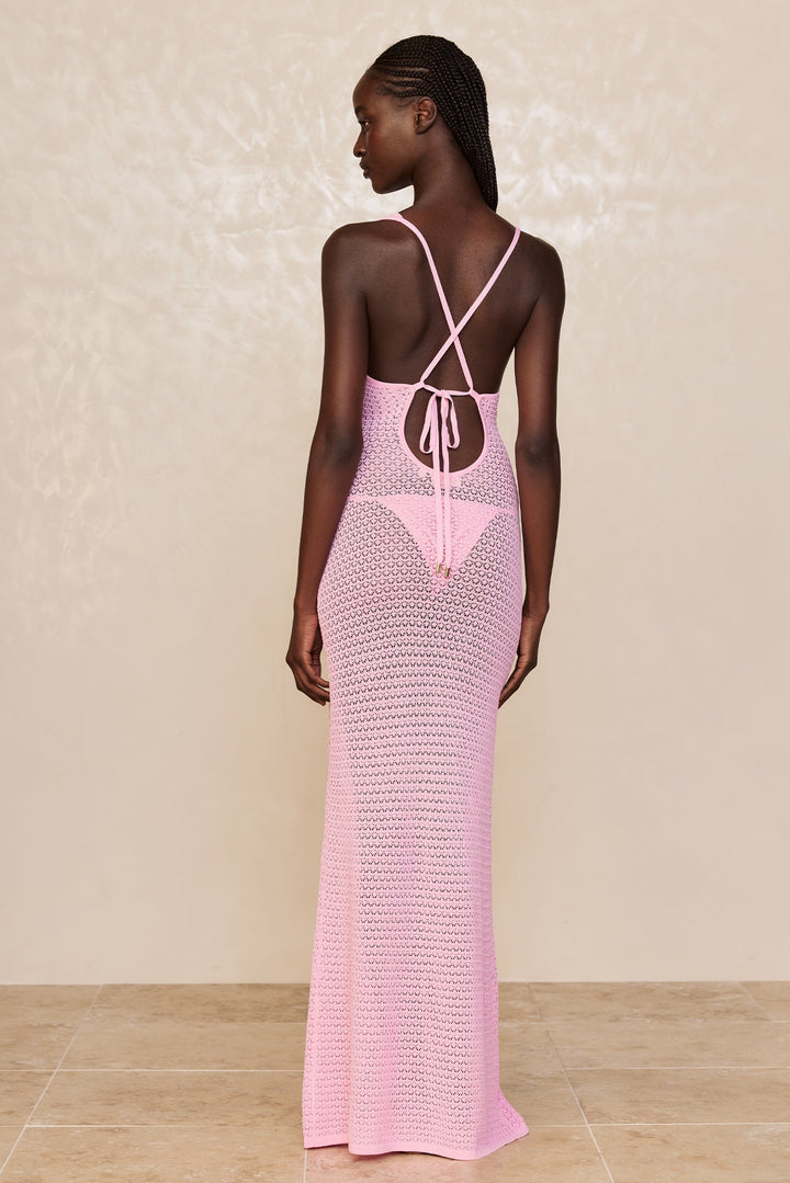 Lola™ | Durchsichtiges Küsten-Crochet-Kleid
