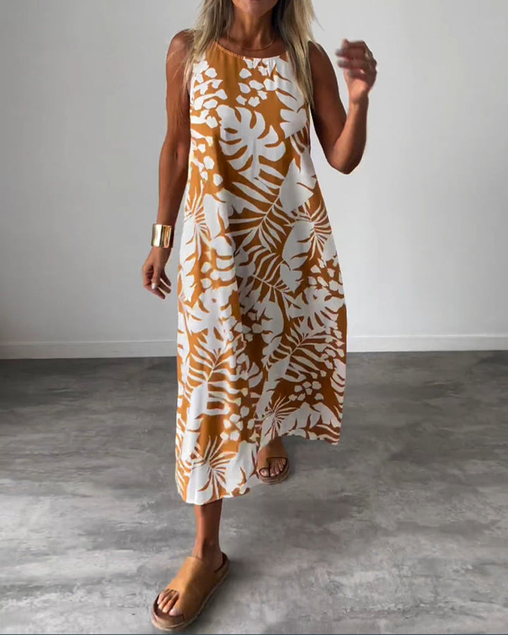 Lunet™ | Maxi Ärmelloses Kleid