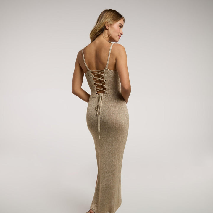 Marina™ | Maxikleid mit Spitzen-Details im Sonnenuntergang