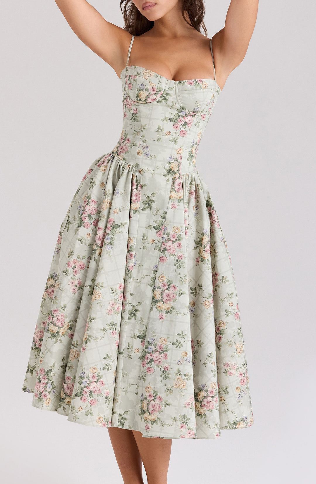 Elara™ | Charm Midi Kleid