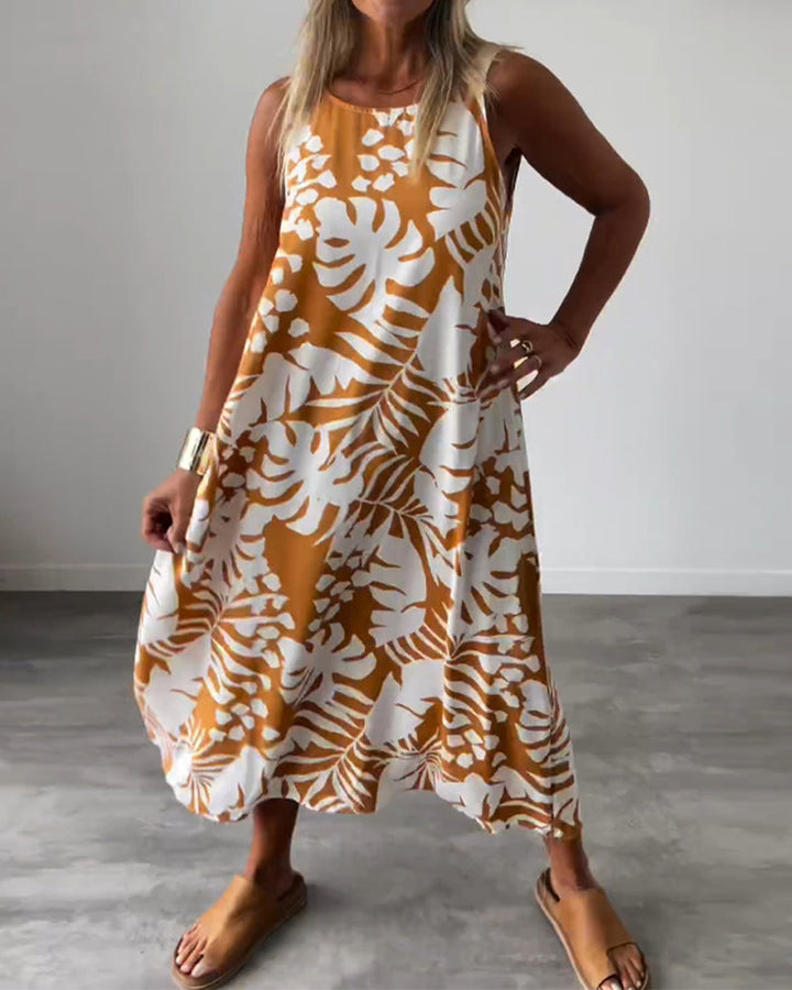 Lunet™ | Maxi Ärmelloses Kleid
