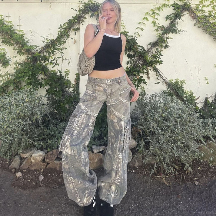 Amorza™ | Camo Cargo-Hosen