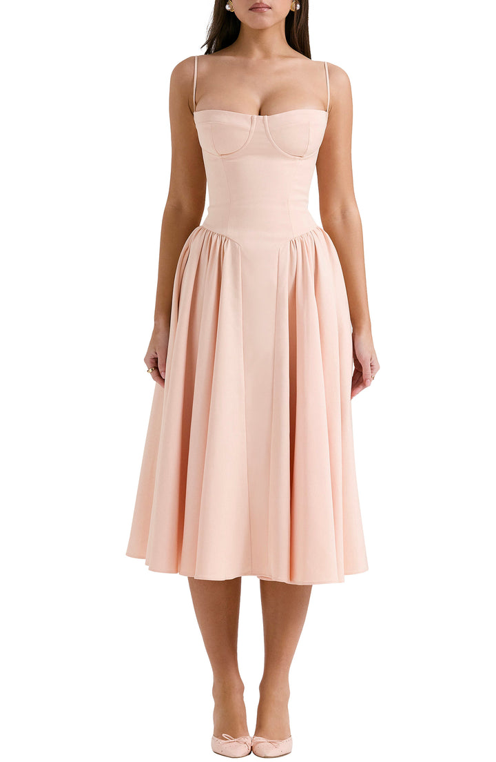 Elara™ | Charm Midi Kleid