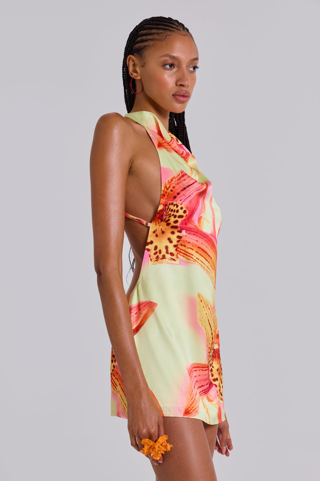 Lana™ | Tropisches Halter-Minikleid