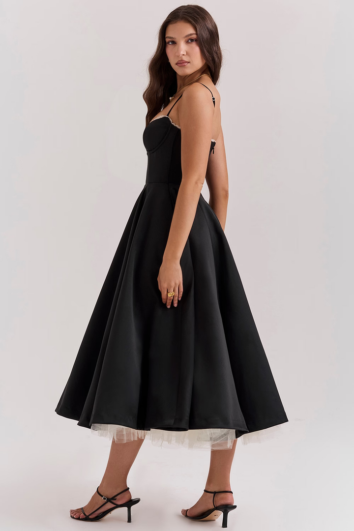 Alina™ | Korsett Midi Kleid