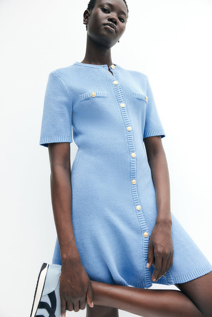 Carolina™ | Plissiertes Mini-Kleid