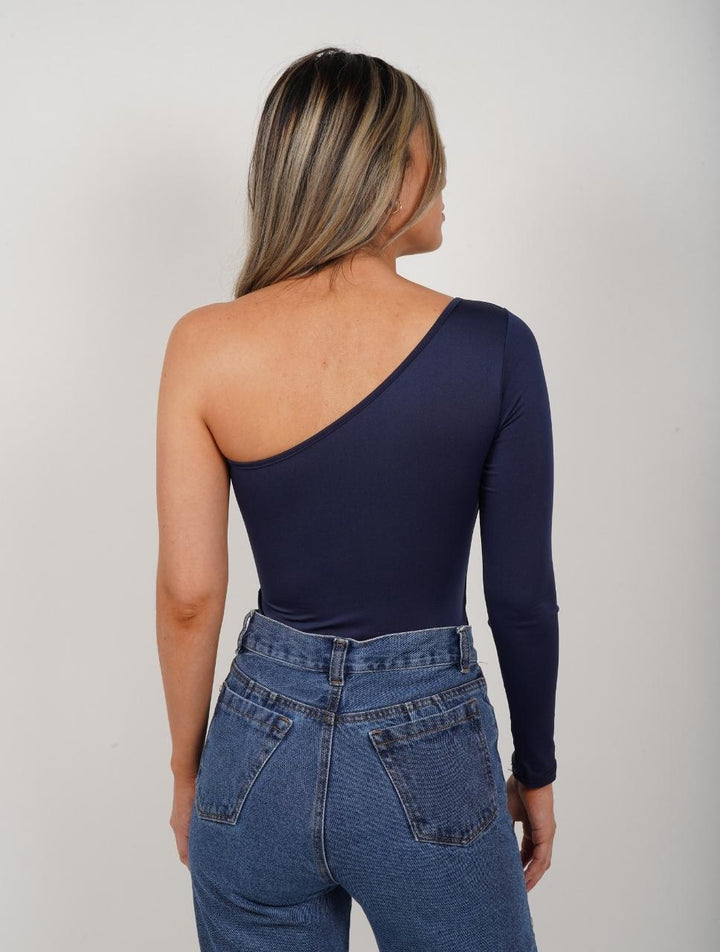 Deravyn™ | Ein-Schulter Bodysuit