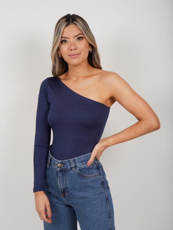 Deravyn™ | Ein-Schulter Bodysuit