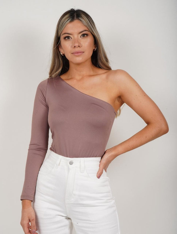 Deravyn™ | Ein-Schulter Bodysuit