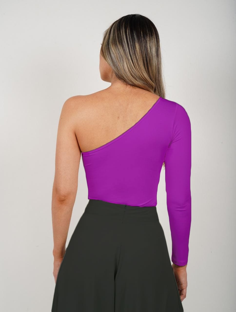 Deravyn™ | Ein-Schulter Bodysuit