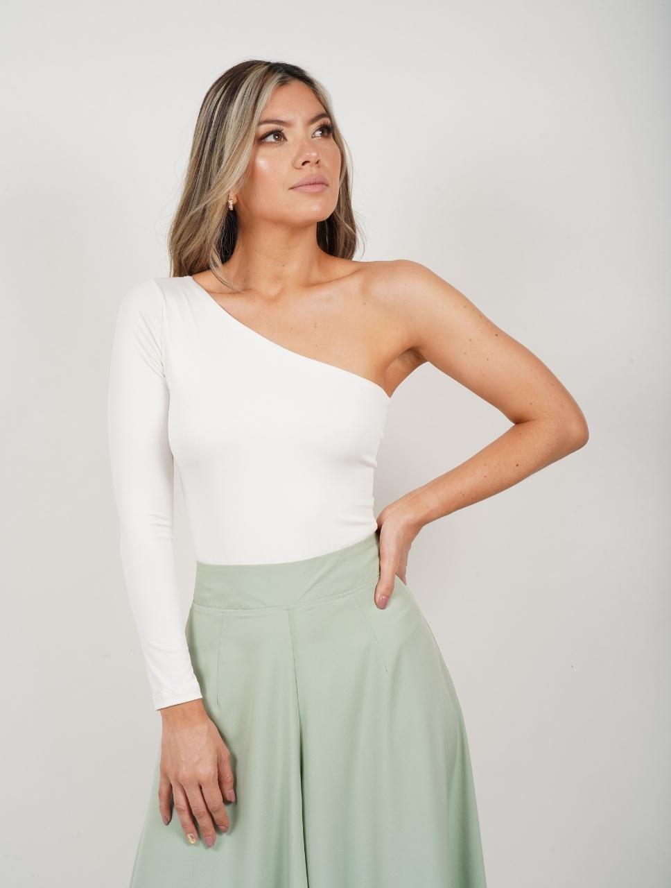 Deravyn™ | Ein-Schulter Bodysuit