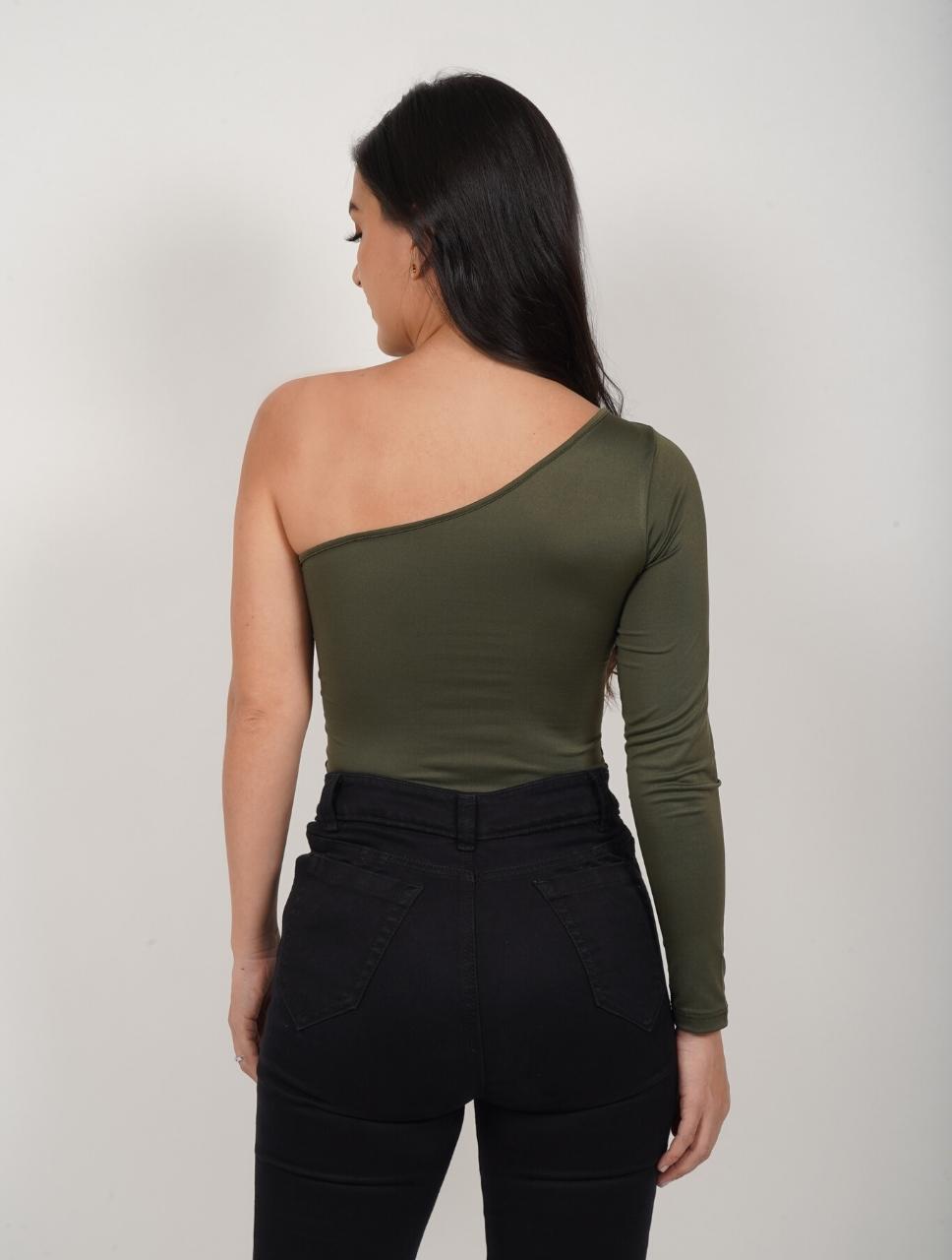 Deravyn™ | Ein-Schulter Bodysuit