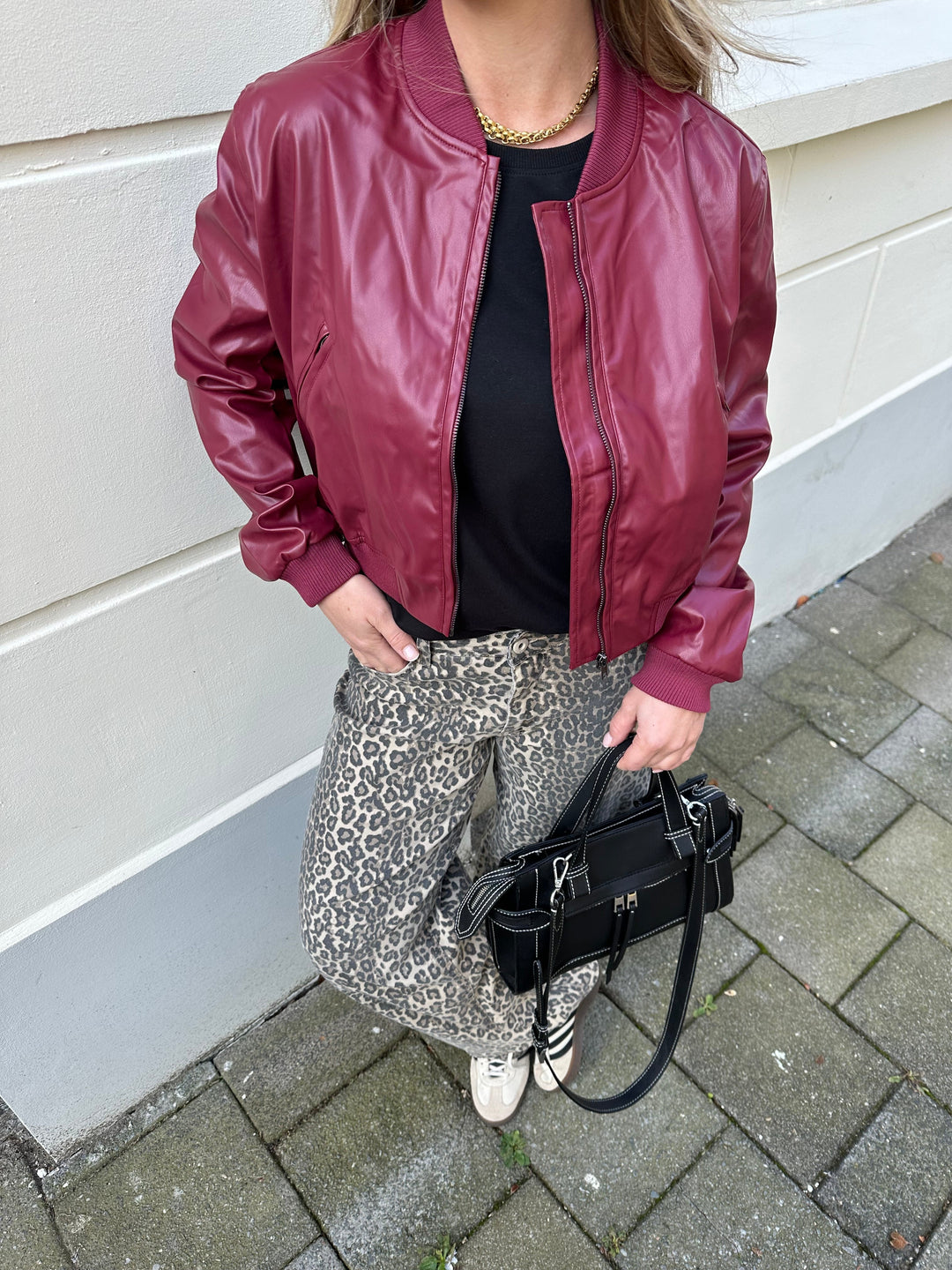 Azyra™ | Klassische Lederjacke