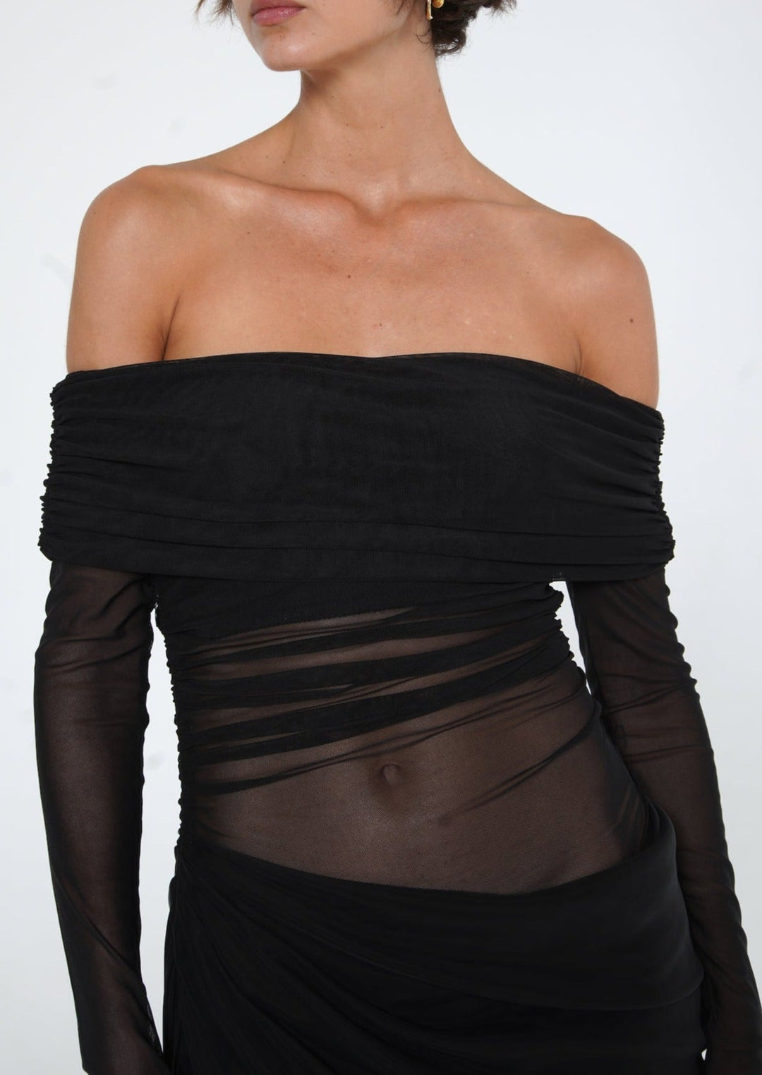 Lydia™ | Drapierte Rücken-Maxikleid
