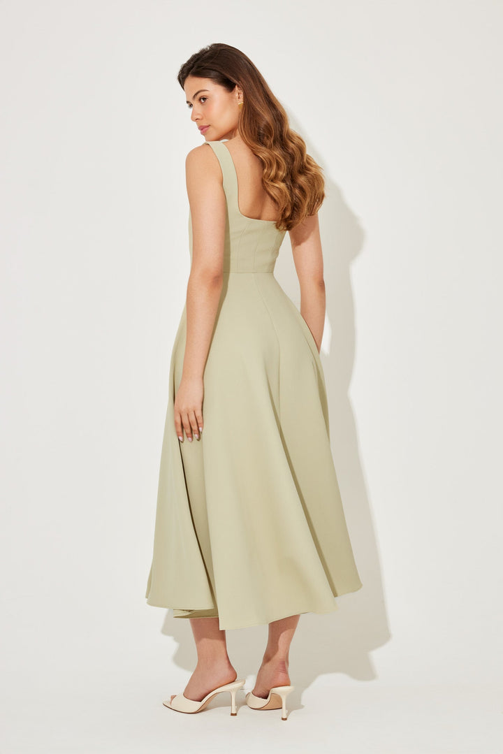 Amelia™ | Zeitloses Fließendes Midi-Kleid