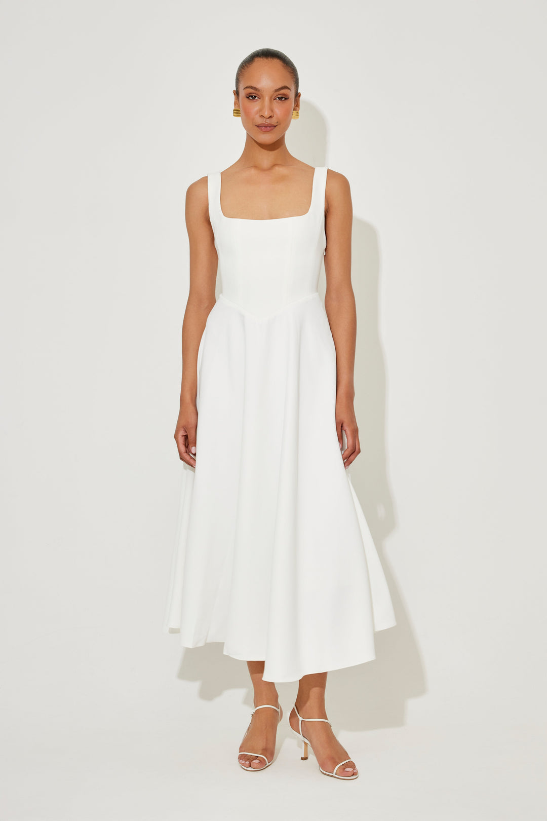 Amelia™ | Zeitloses Fließendes Midi-Kleid