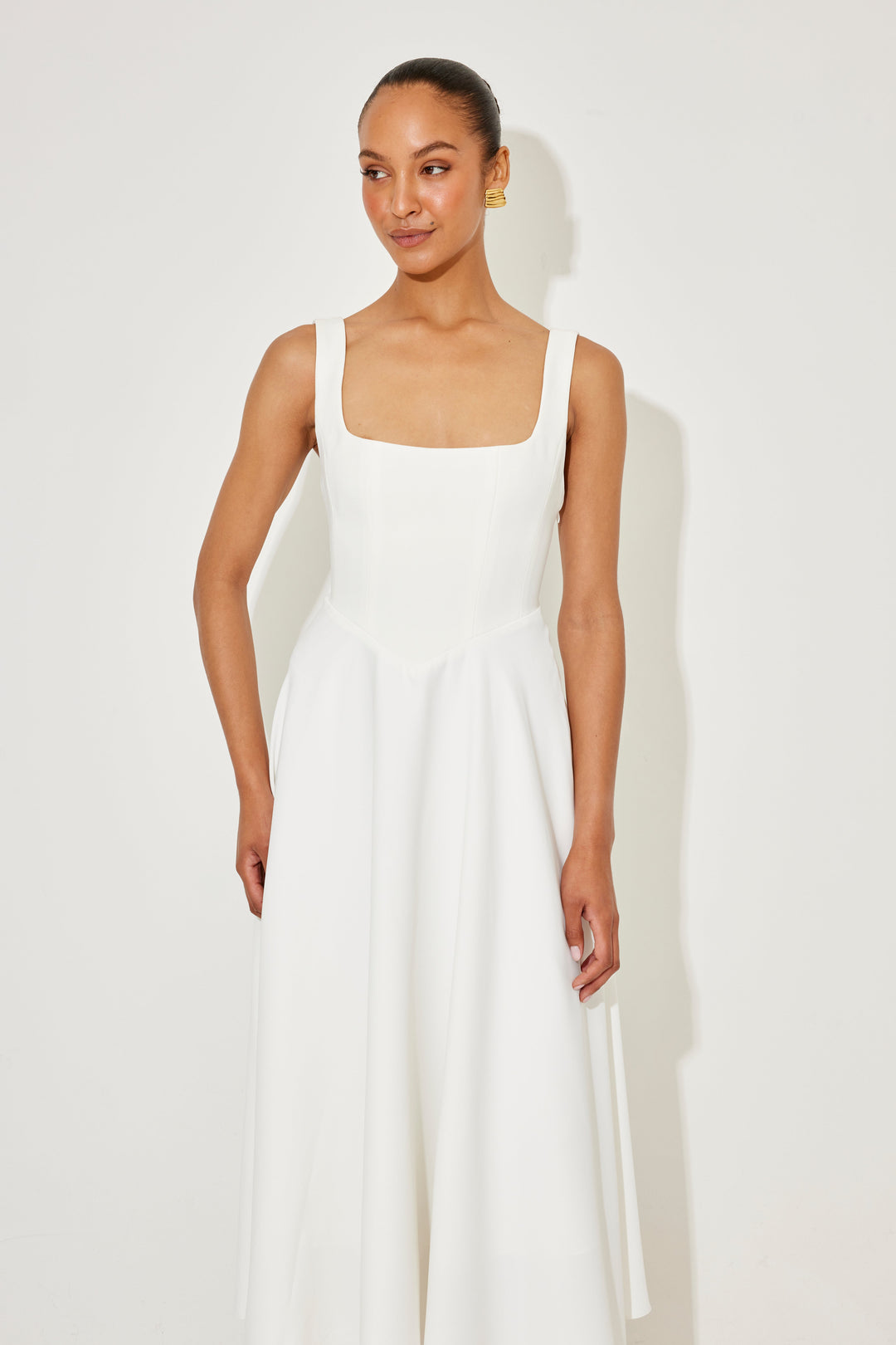 Amelia™ | Zeitloses Fließendes Midi-Kleid