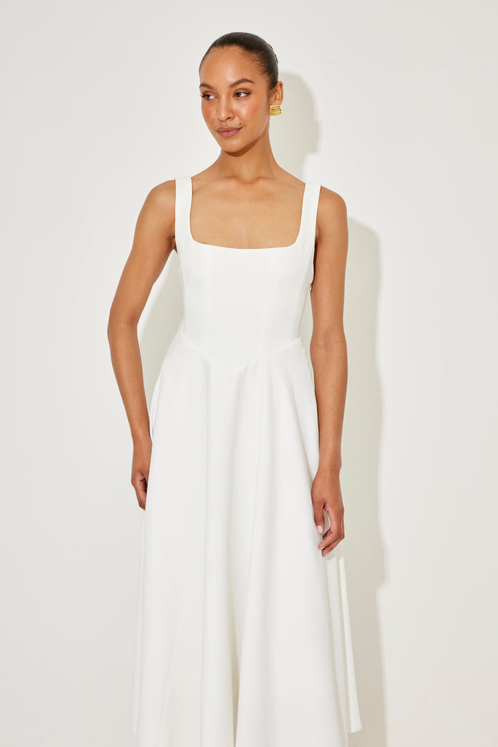 Amelia™ | Zeitloses Fließendes Midi-Kleid