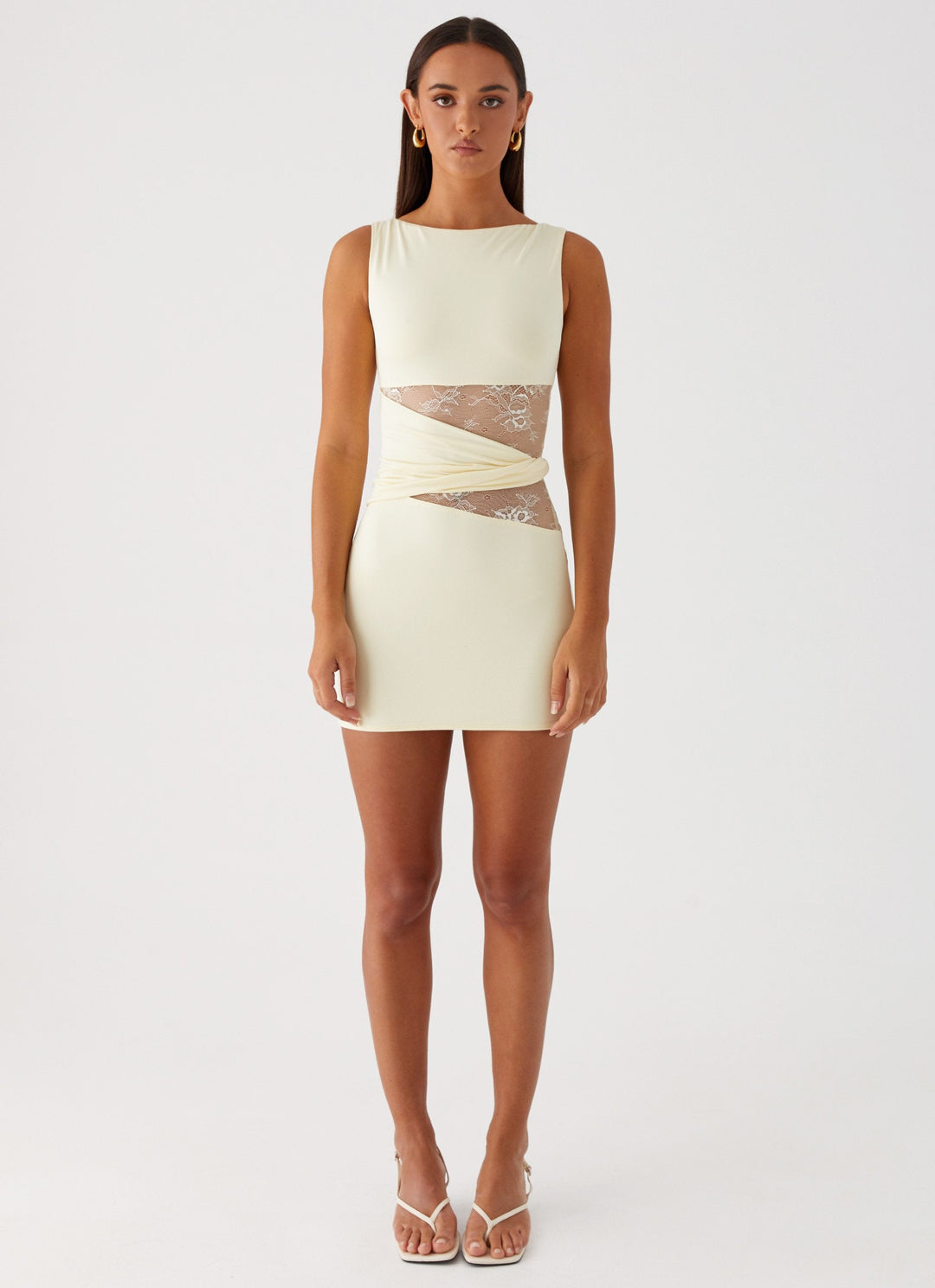 Elina™ | Blush Drop Mini Kleid
