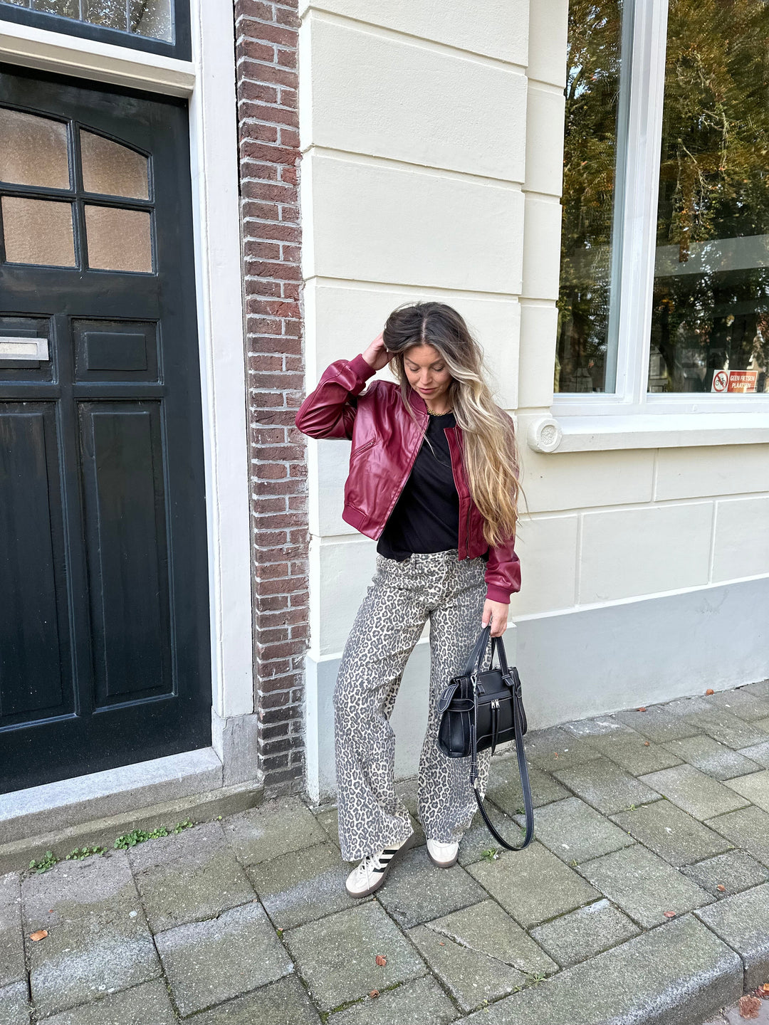 Azyra™ | Klassische Lederjacke