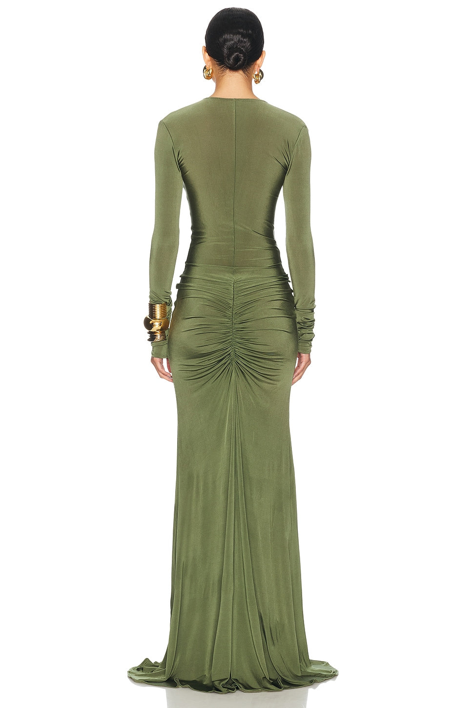 Aaliyah™ | Raffung Keyhole Maxikleid
