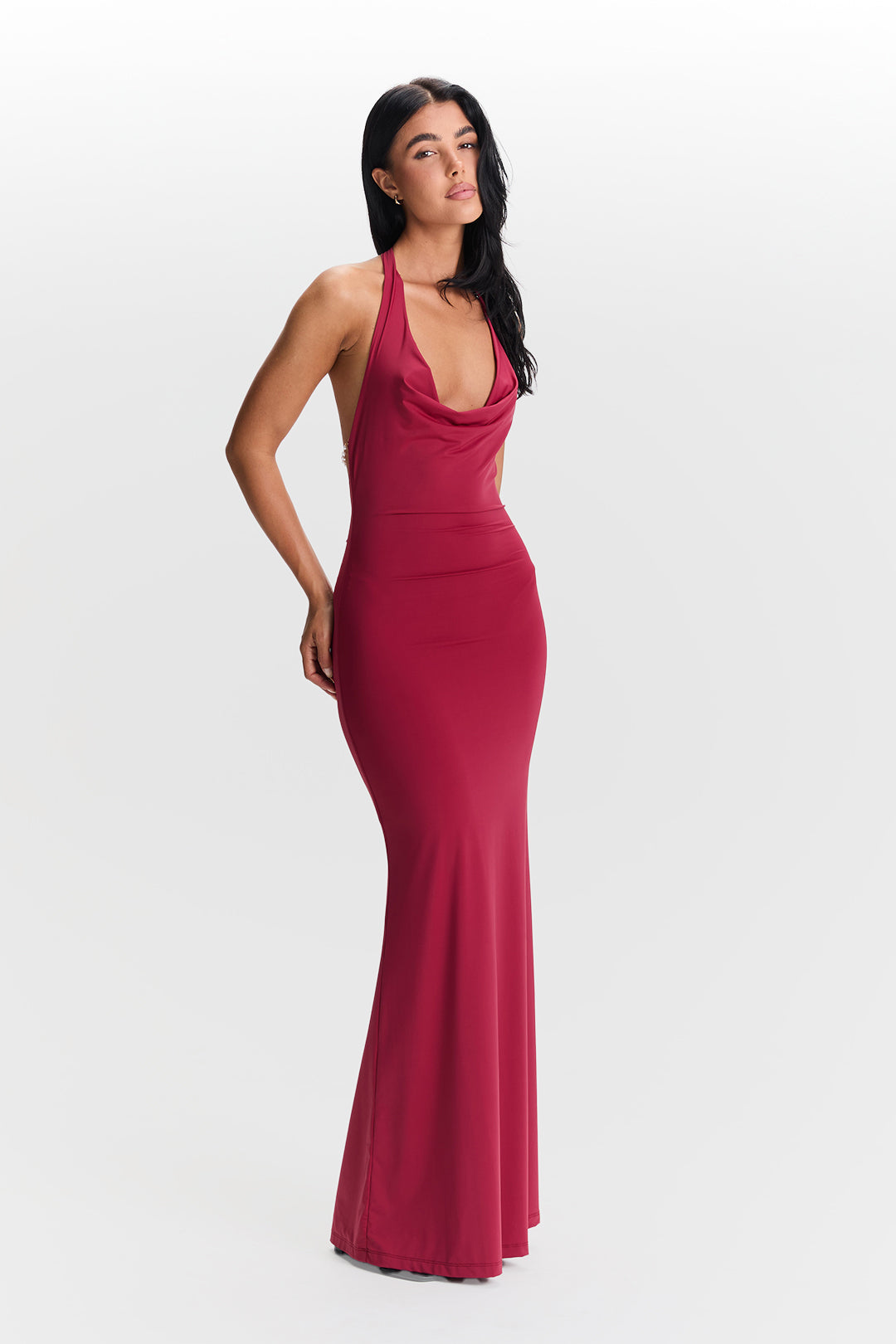 Valeria™ | Kleid mit Kapuzenkragen