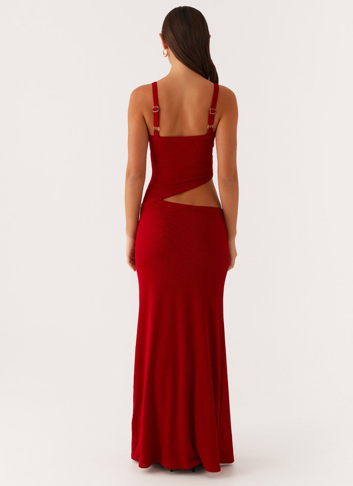 Veltrixon™ | Gestricktes Cut-Out Kleid