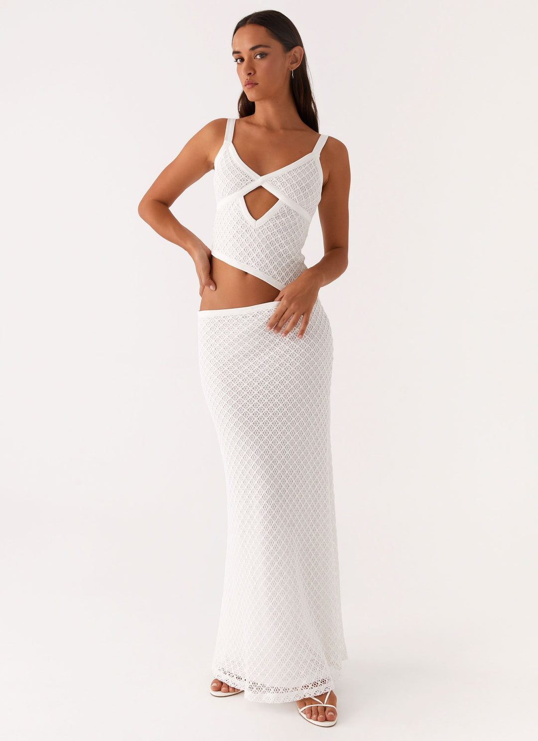 Veltrixon™ | Gestricktes Cut-Out Kleid