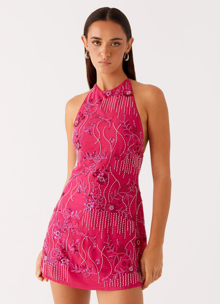 Amara™ | Vergoldetes Mini-Kleid