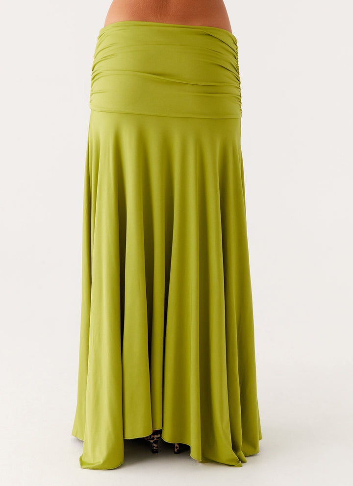 Soraya™ | Raffung Ein-Schulter Maxi Kleid
