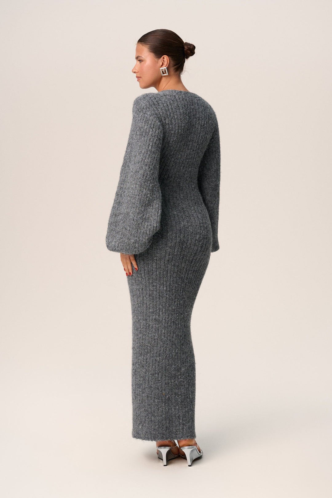 Noelle™ | Gemütliches Strick-Maxikleid mit Knöpfen