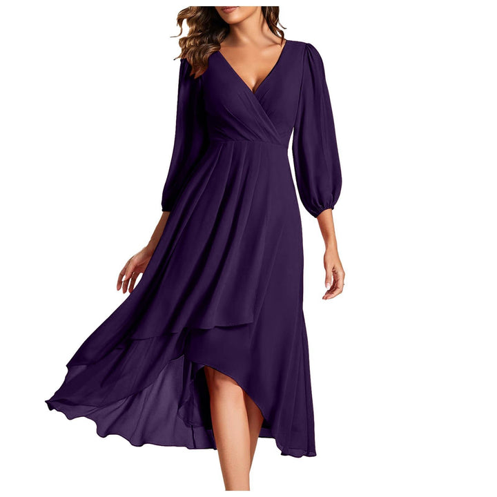 Avenya™ | V-Ausschnitt Midi-Kleid