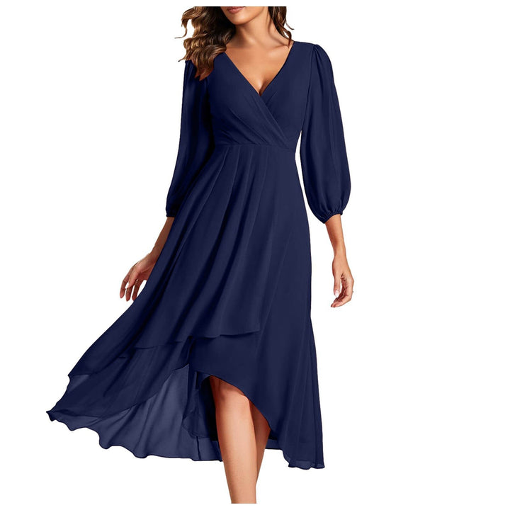 Avenya™ | V-Ausschnitt Midi-Kleid