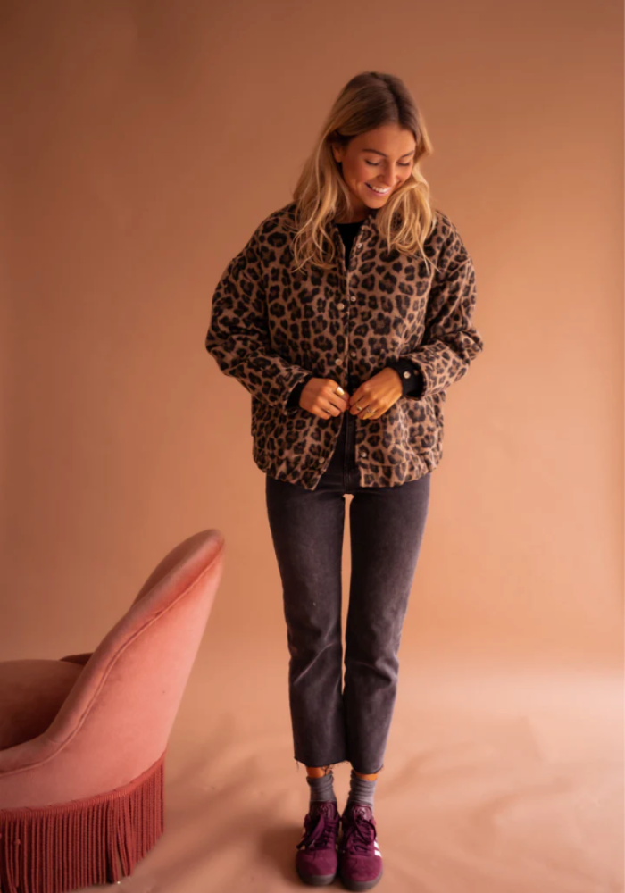 Quenla™ | Kühne Leopardjacke