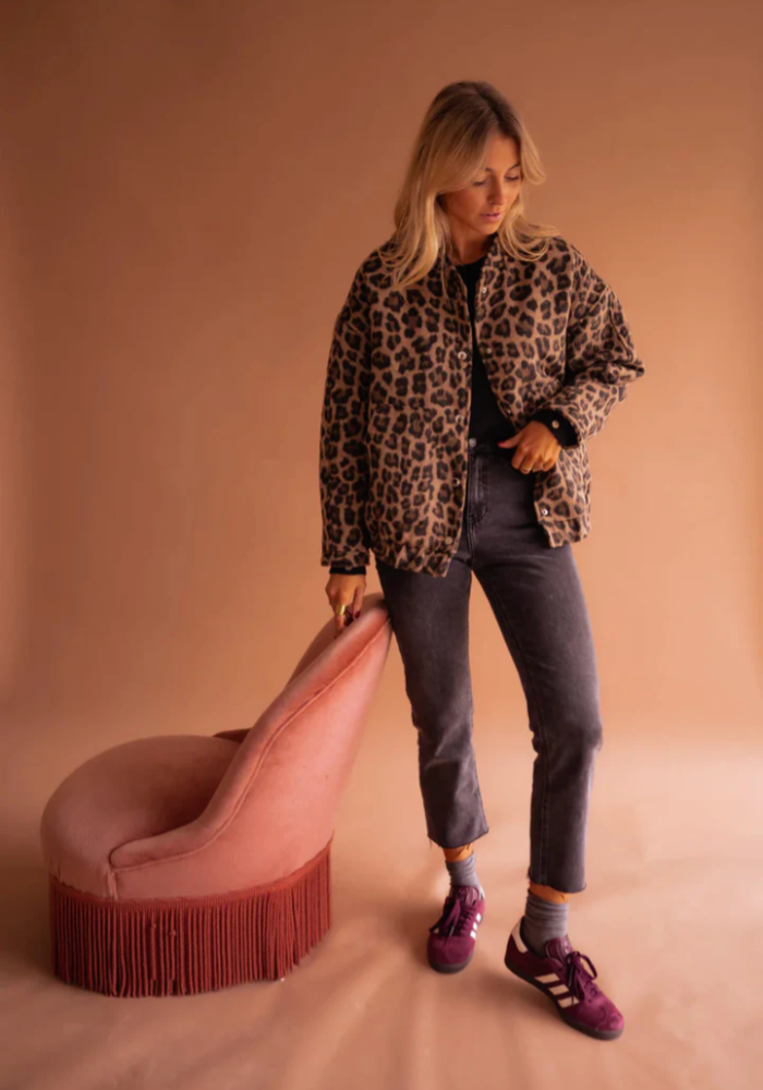 Quenla™ | Kühne Leopardjacke