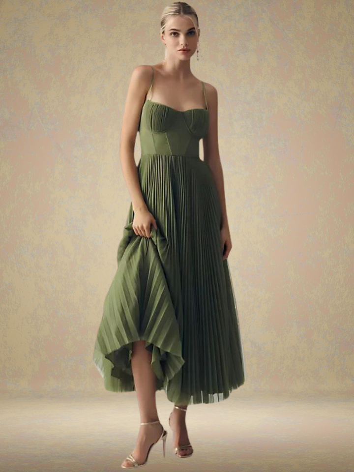 Jasira™ | Romantisches Plissee-Kleid