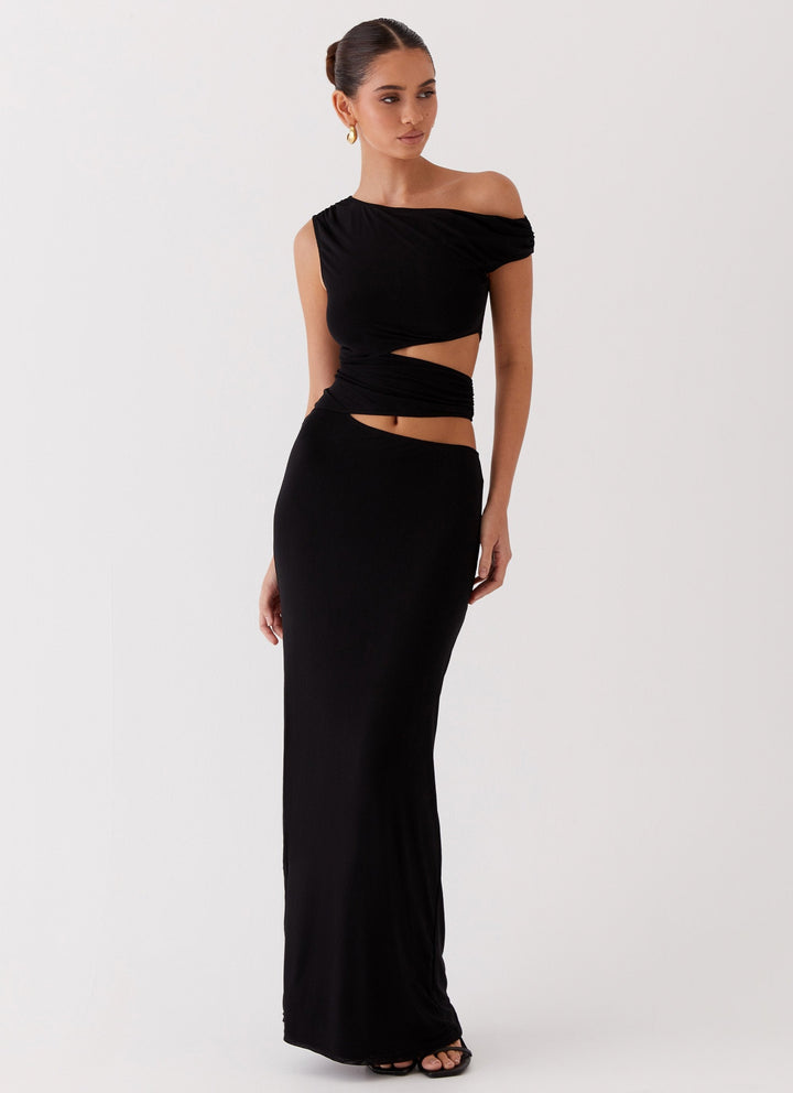 Marlie™ | Rüschens Maxi-Kleid