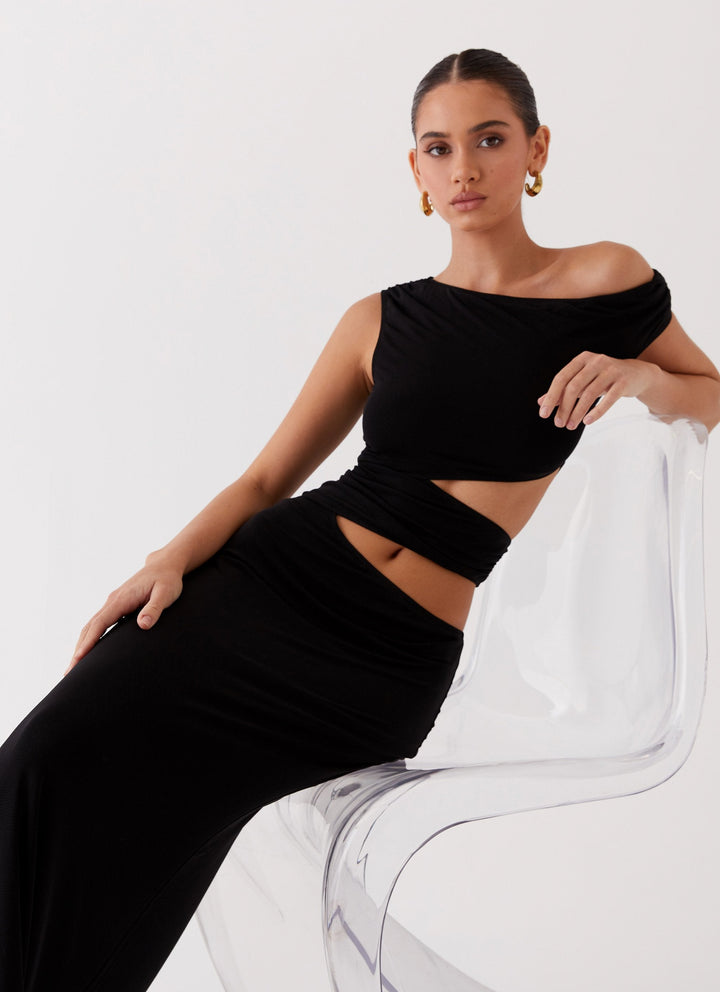 Marlie™ | Rüschens Maxi-Kleid