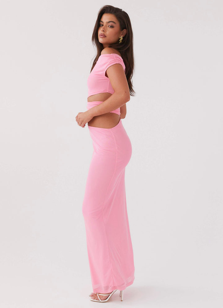 Marlie™ | Rüschens Maxi-Kleid