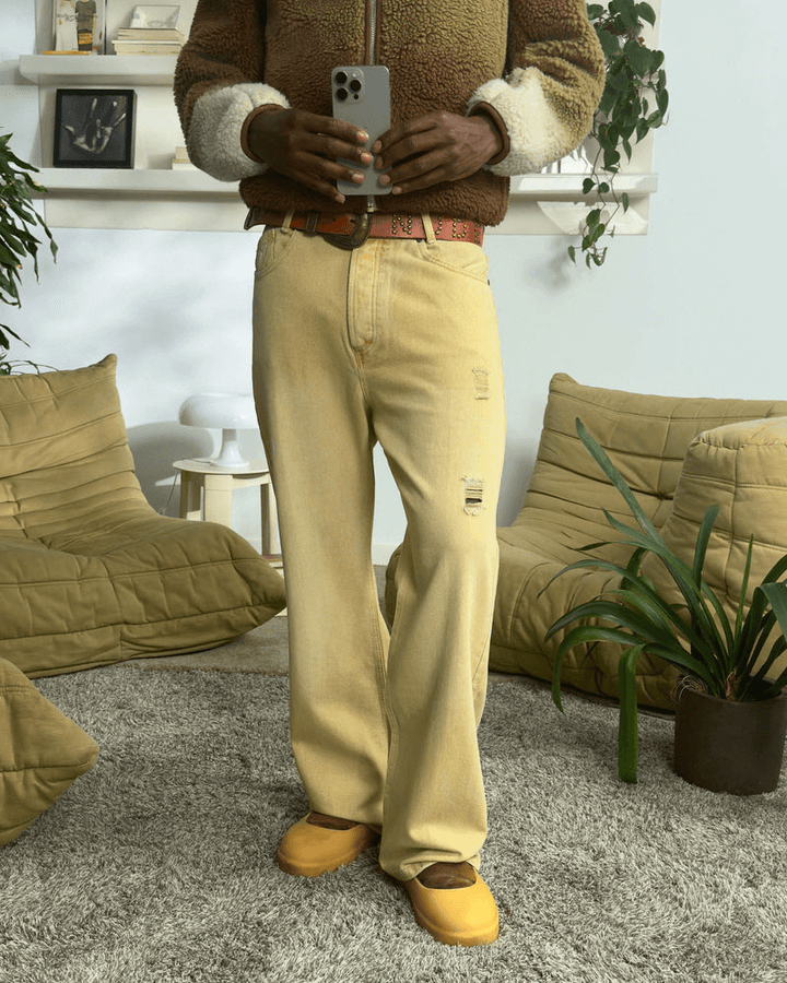 Onalya™ |Rote Bootcut-Hose