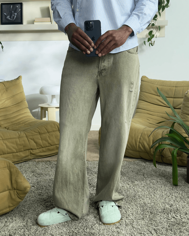 Onalya™ |Rote Bootcut-Hose