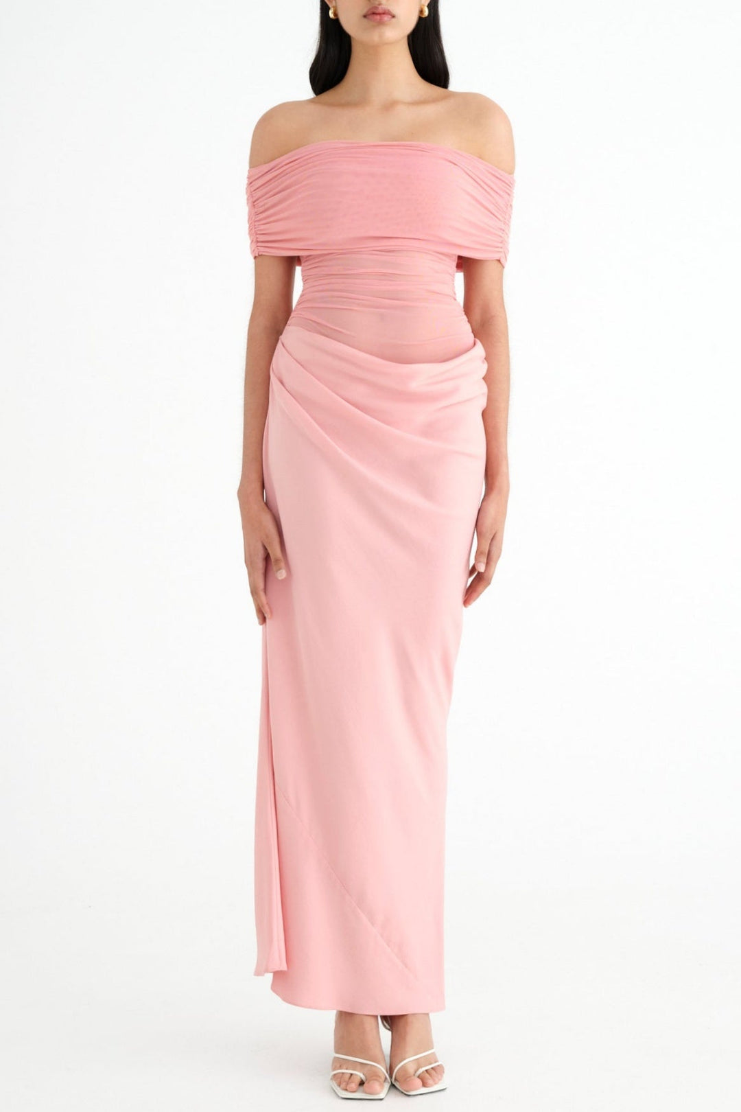 Lydia™ | Drapierte Rücken-Maxikleid