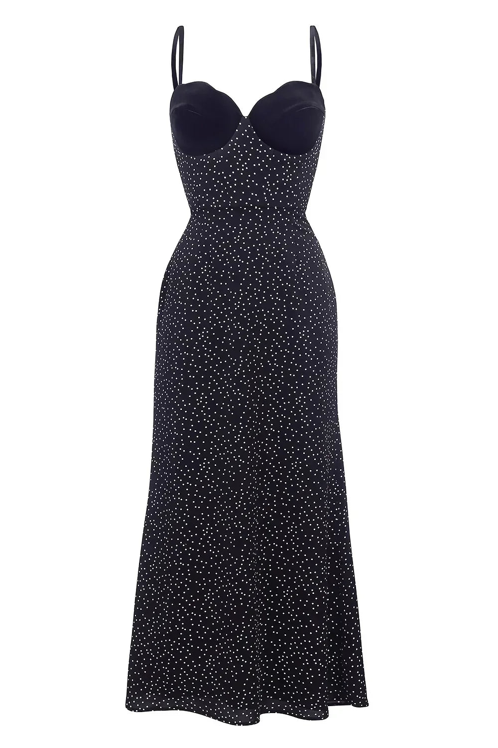 Selina™ | Midi-Kleid mit Punkten
