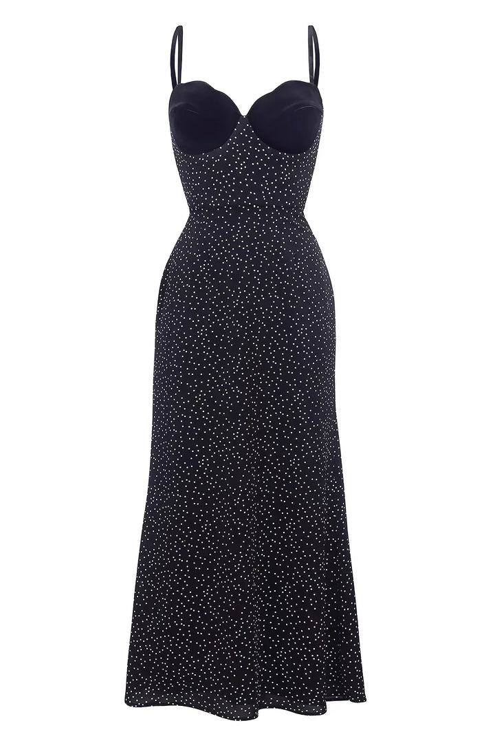Selina™ | Midi-Kleid mit Punkten