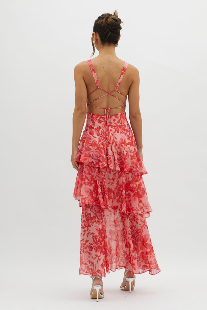 Faye™ | Bloom Shift Midi Kleid