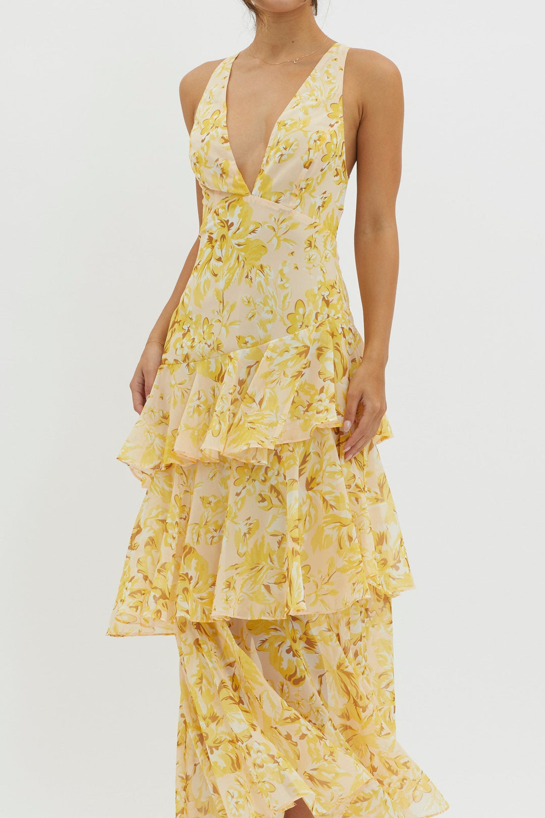 Faye™ | Bloom Shift Midi Kleid