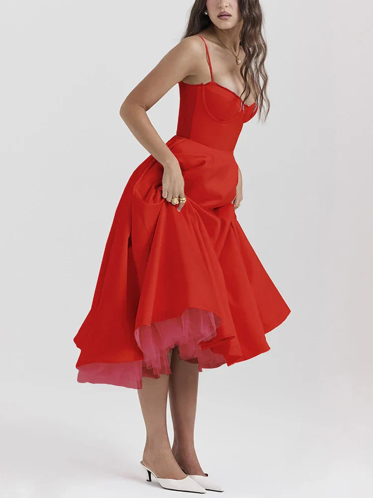 Camyra™ | Elegantes Midi-Kleid
