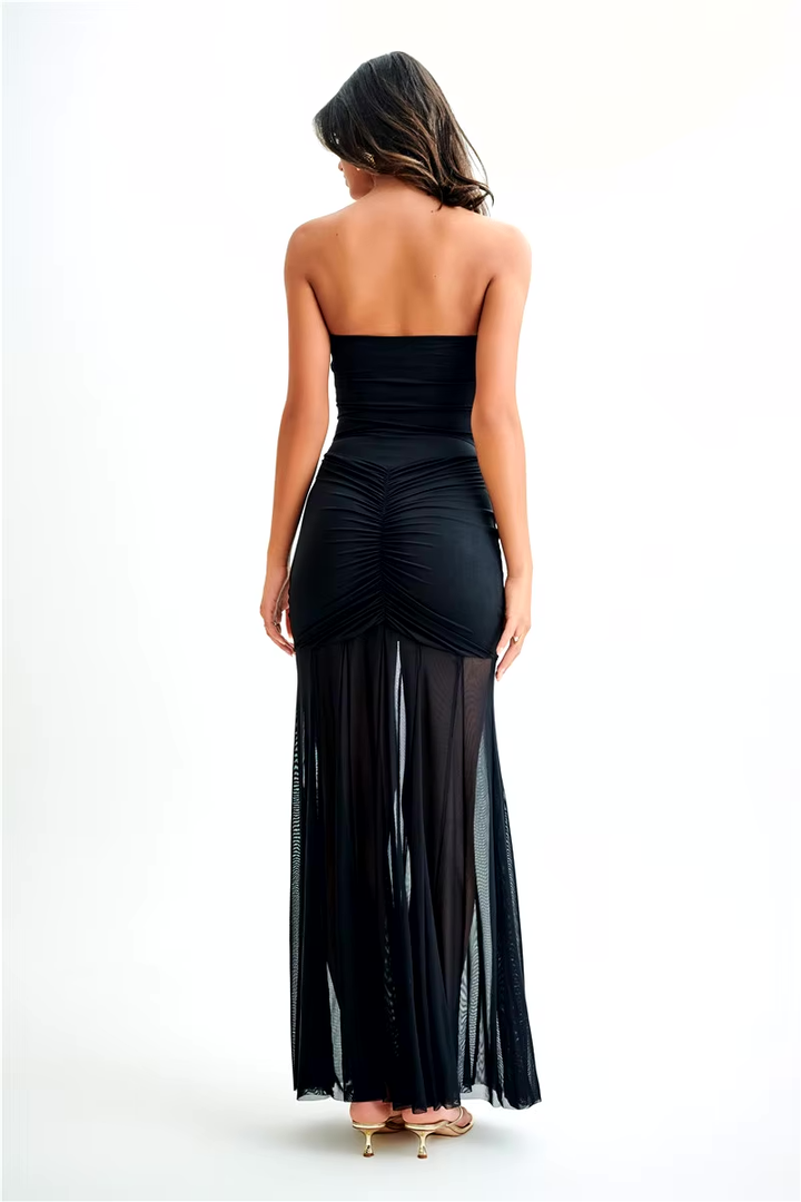 Celeste™ | Üppiges Drapiertes Maxikleid